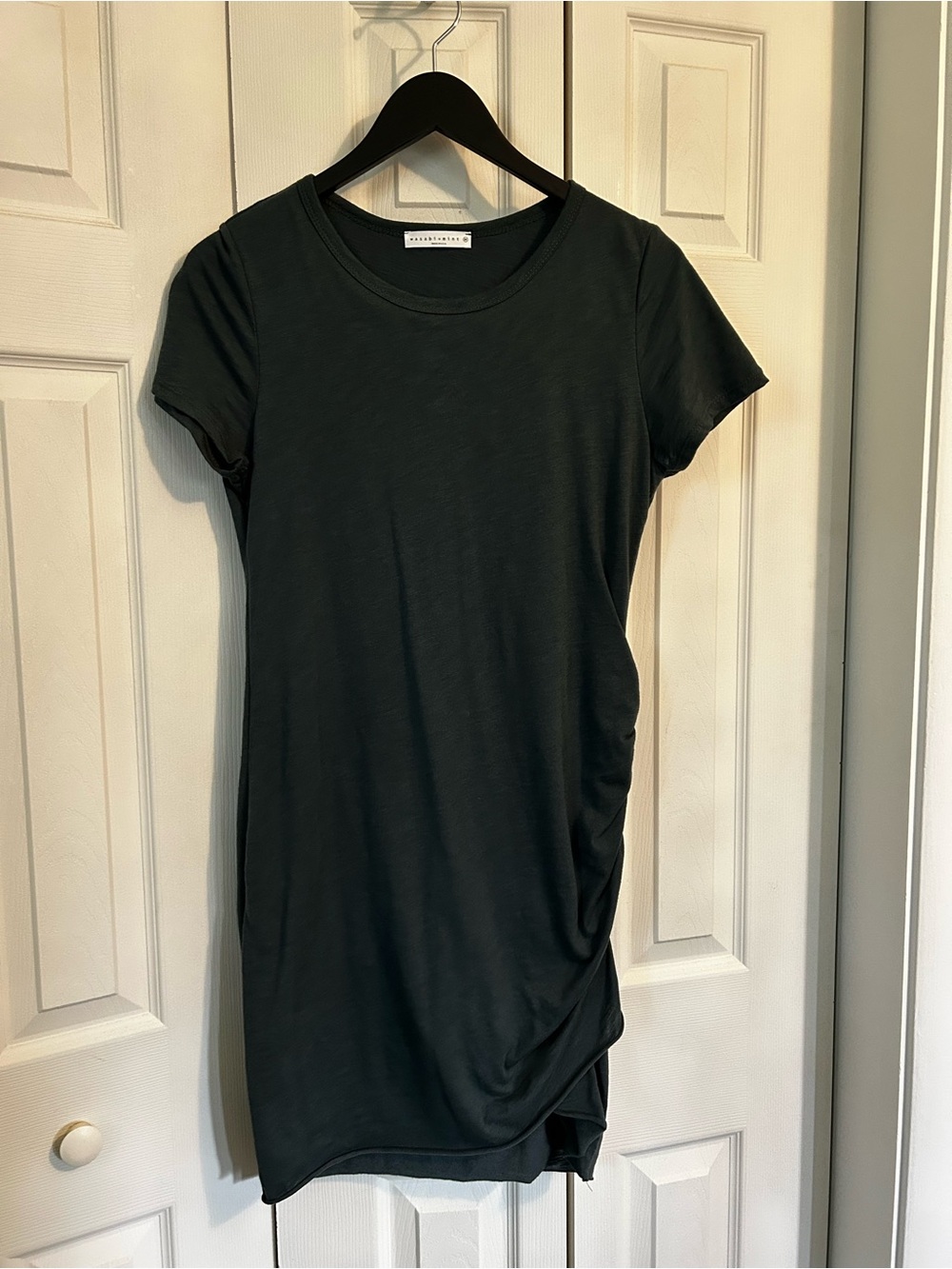 Hunter Green Short Sleeve T-Shirt Dress